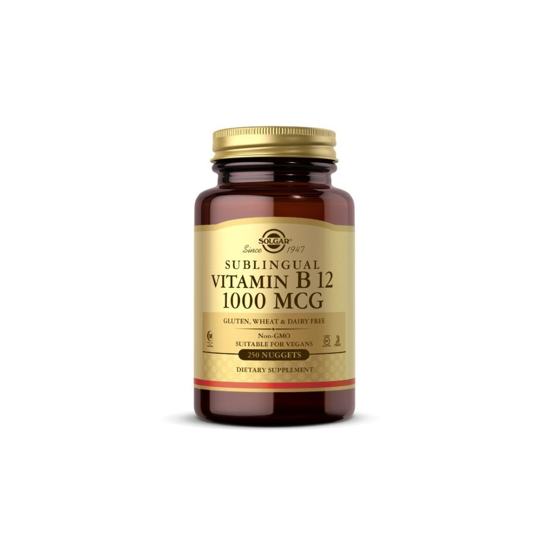Vitamin B12 (Cyanocobalamin) 1000 mcg 250 Nuggets Solgar